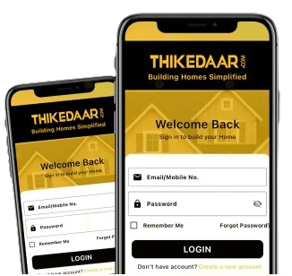 download IOS application of thikdaar to track the project