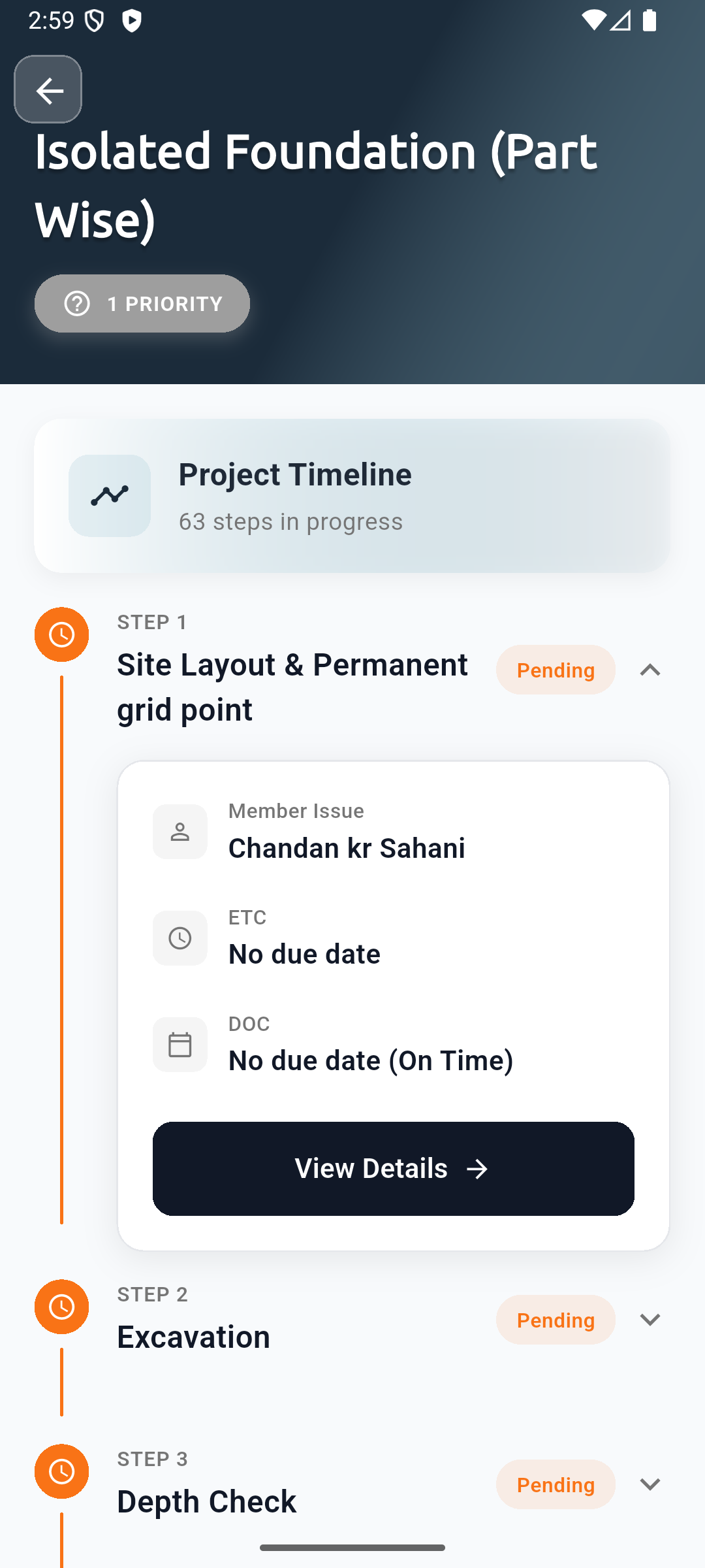 Bldox App Screen 2