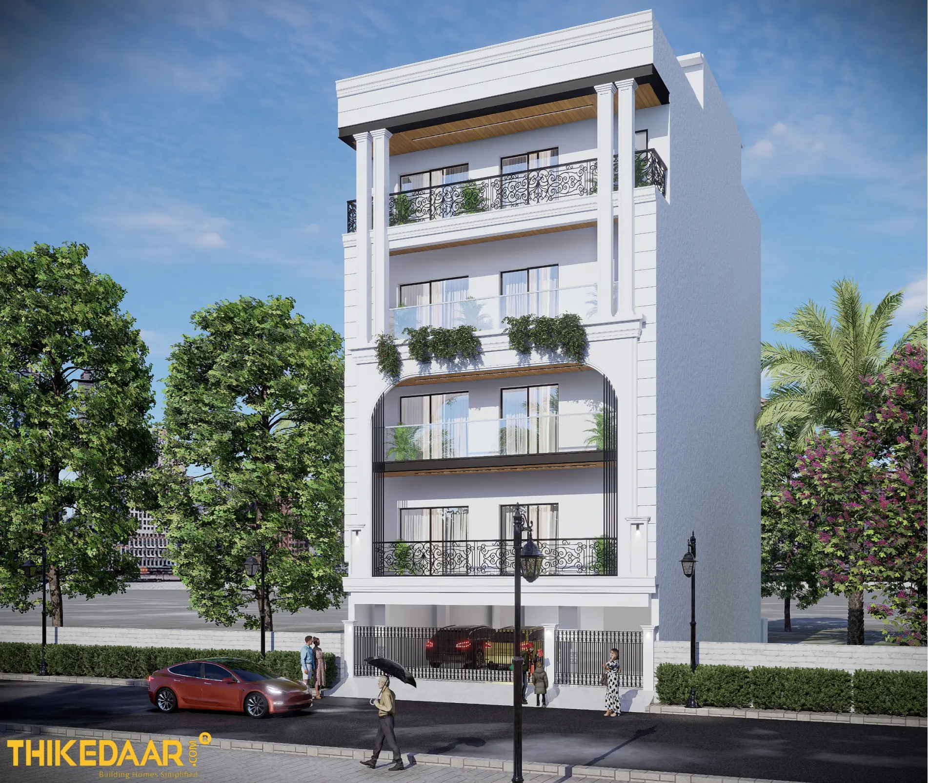 thikedaar home construction company in gurgaon