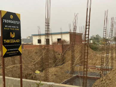 building construction in noida by thikedaar dot com