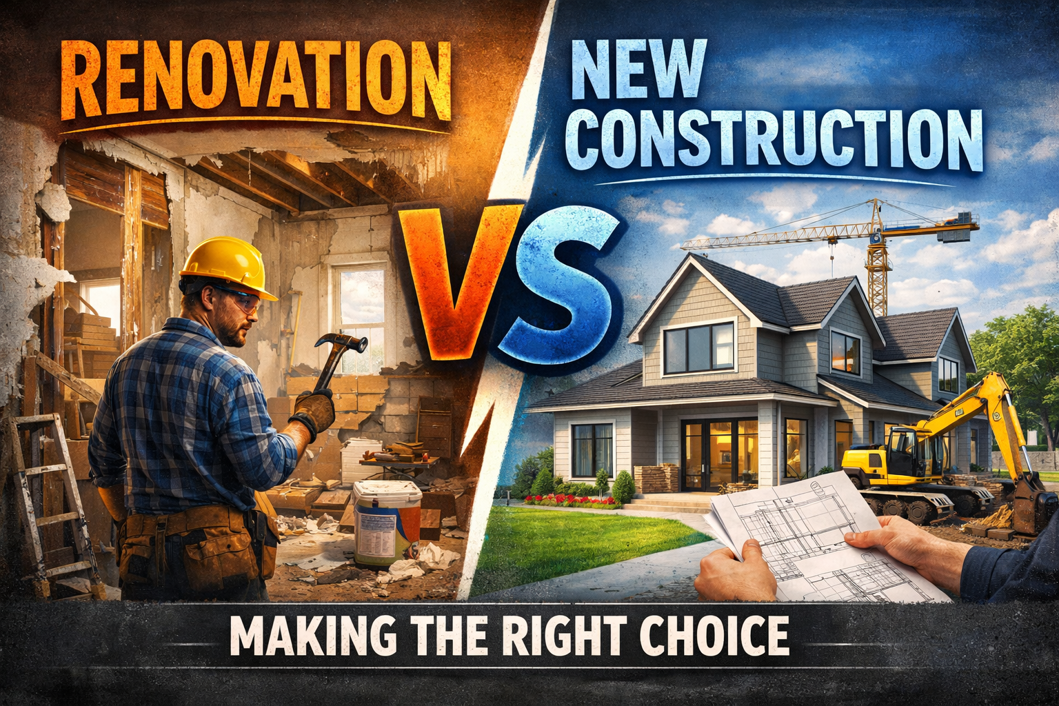 RENOVATION VS NEW CONSTRUCTION: MAKING THE RIGHT CHOICE