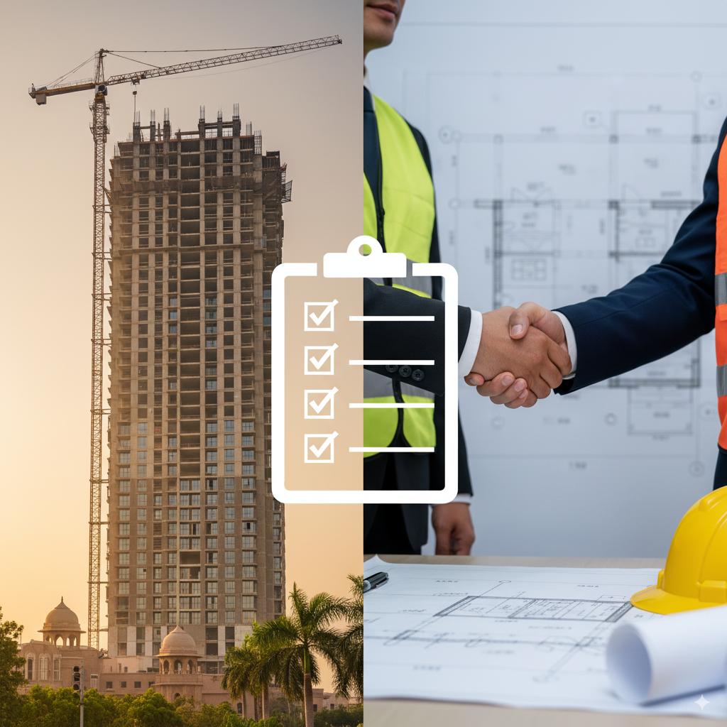 CHECKLIST FOR HIRING A RELIABLE BUILDING CONTRACTOR IN DELHI/NCR