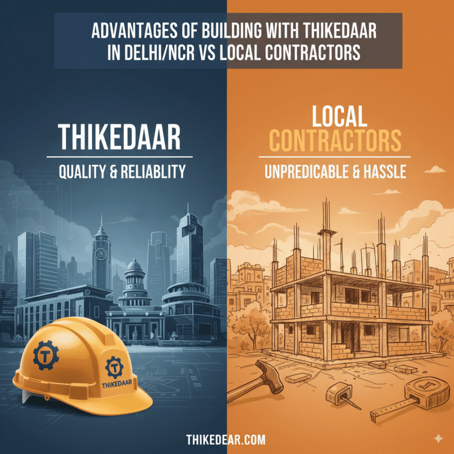 THIKEDAAR IN DELHI/NCR VS LOCAL CONTRACTORS